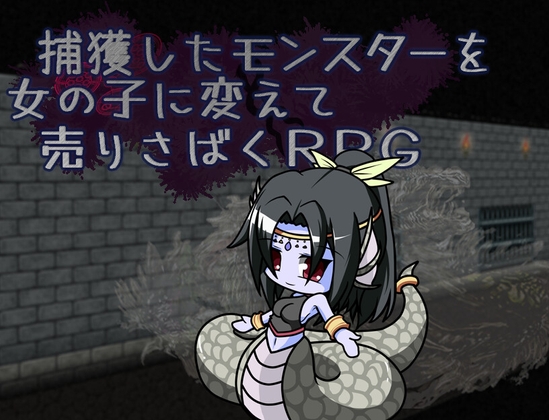 捕獲したモンスターを女の子に変えて売りさばくRPG