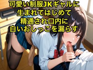 [RJ01472080][エロカフェ] 【痴女】可愛い制服JKギャルに生まれてはじめて精通され口内に白いおしっこを漏らす【射精/お姉さん/フェラチオ】