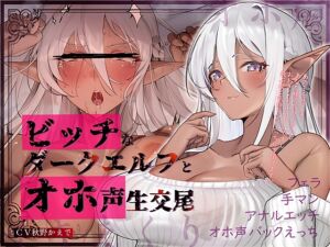 [RJ01475175][テグラユウキ] 【オホ声】ビッチなダークエルフとオホ声生交尾