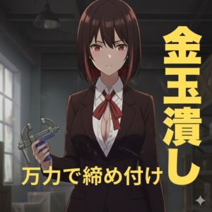 [RJ01481216][かすみ部屋] 女に監禁されて万力で金玉を潰されたお話/読み切り