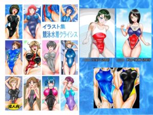 [RJ01495321][カツオ私設ギャラリー] イラスト集 競泳水着クライシス