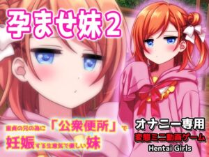 [RJ01493662][Hentai Girls] 孕ませ妹2～童貞の兄の為に「公衆便所」で妊娠する生意気で優しい妹～Hシーン動画ミニゲーム