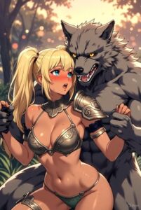 [RJ01507305][黒狐] 元男のオレが異世界でカタブツ狼に滅茶苦茶にされる話