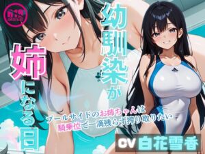 [RJ01513642][いのベーション] 【女性優位/ASMR】幼馴染が姉になる日～プールサイドのお姉ちゃんは騎乗位で一滴残らず搾り取りたい～