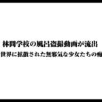 林間学校の風呂盗撮動画が流出〜全世界に拡散された無邪気な少女たちの痴態〜 林間学校の風呂盗撮動画が流出〜全世界に拡散された無邪気な少女たちの痴態〜
