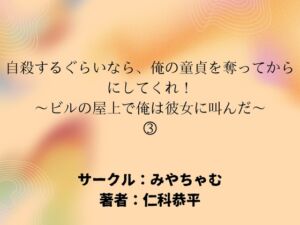 [RJ01519780][みやちゃむ] 自殺するぐらいなら、俺の童貞を奪ってからにしてくれ！～ビルの屋上で俺は彼女に叫んだ～(3)