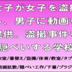 女子が女子を盗撮し、男子に動画を提供。盗撮事件を隠ぺいする学校 女子が女子を盗撮し、男子に動画を提供。盗撮事件を隠ぺいする学校
