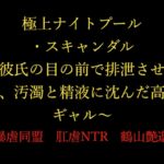 『極上ナイトプール・スキャンダル ~彼氏の目の前で排泄させられ、汚濁と精液に沈んだ高慢ギャル~』 『極上ナイトプール・スキャンダル ~彼氏の目の前で排泄させられ、汚濁と精液に沈んだ高慢ギャル~』