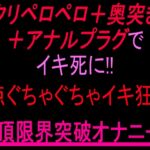 クリペロペロ+奥突き+アナルプラグでイキ死に!3点ぐちゃぐちゃ15分イキ狂い絶頂限界突破オナニー‼︎ クリペロペロ+奥突き+アナルプラグでイキ死に!3点ぐちゃぐちゃ15分イキ狂い絶頂限界突破オナニー‼︎