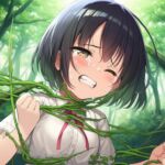 魔法使いの少女、魔物のツタに締め上げられて敗北 魔法使いの少女、魔物のツタに締め上げられて敗北