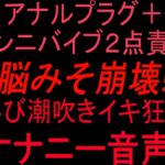 アナルプラグ+クンニバイブ2点責めで脳みそ崩壊‼︎叫び潮吹きイキ狂いオナニー音声‼︎ アナルプラグ+クンニバイブ2点責めで脳みそ崩壊‼︎叫び潮吹きイキ狂いオナニー音声‼︎