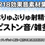 【R18効果音・クレジット表記不要】ぶりゅぶりゅ射精音・ピストン音の効果音素材集 【R18効果音・クレジット表記不要】ぶりゅぶりゅ射精音・ピストン音の効果音素材集