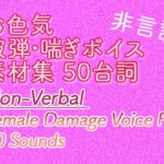 【戦闘RPG向け】お色気・被弾喘ぎボイス素材集|Non-Verbal Female Damage Voice FX (50) 【戦闘RPG向け】お色気・被弾喘ぎボイス素材集|Non-Verbal Female Damage Voice FX (50)