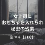 女上司におもちゃを入れられ秘密の残業 女上司におもちゃを入れられ秘密の残業
