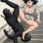 ミニスカアラサー刑事、水野真由美(30)、おまんこに食い込む白いパンティを見せつけてのパンチラハイキックで都庁を乗っ取った男達を蹴り倒す ミニスカアラサー刑事、水野真由美(30)、おまんこに食い込む白いパンティを見せつけてのパンチラハイキックで都庁を乗っ取った男達を蹴り倒す