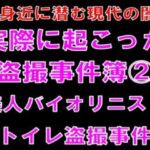 【身近に潜む現代の闇】実際に起こった盗撮事件簿(2)。美人バイオリニスト、トイレ盗撮事件 【身近に潜む現代の闇】実際に起こった盗撮事件簿(2)。美人バイオリニスト、トイレ盗撮事件