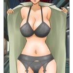 真夏にロングコートの女 真夏にロングコートの女