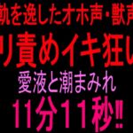 常軌を逸したオホ声・獣声でクリ責めイキ狂い‼︎愛液と潮まみれ11分11秒‼ 常軌を逸したオホ声・獣声でクリ責めイキ狂い‼︎愛液と潮まみれ11分11秒‼