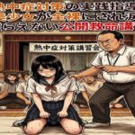 熱中症対策の実践指導。美少女が全裸にされ涙。逆らえない公開救命講習 熱中症対策の実践指導。美少女が全裸にされ涙。逆らえない公開救命講習