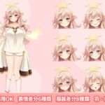 【立ち絵素材R18】おっとり系天使 フルセットPSDパック 【立ち絵素材R18】おっとり系天使 フルセットPSDパック