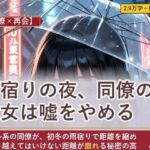 【同僚×再会】雨宿りの夜、同僚の彼女は嘘をやめる 【同僚×再会】雨宿りの夜、同僚の彼女は嘘をやめる