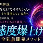 ♡音声解説♡ 乳首だけでイキたい人へ チクイキ目指している方へ 「普通の乳首」を「メスイキしちゃう乳首」へ 感度爆上げ完全乳首開発メソッド ♡音声解説♡ 乳首だけでイキたい人へ チクイキ目指している方へ 「普通の乳首」を「メスイキしちゃう乳首」へ 感度爆上げ完全乳首開発メソッド