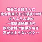 爆美女お姉さんに完全拘束されて感度100倍おちんちん虐め〜強○連続絶頂の敗北射精で無様な喘ぎ声が止まらないボク〜 爆美女お姉さんに完全拘束されて感度100倍おちんちん虐め〜強○連続絶頂の敗北射精で無様な喘ぎ声が止まらないボク〜