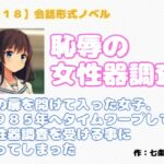 【R18】会話形式ノベル『恥辱の女性器調査』 【R18】会話形式ノベル『恥辱の女性器調査』