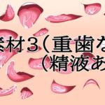 口素材3(八重歯なし)(精液あり) 口素材3(八重歯なし)(精液あり)